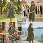 🏖️Summer Hot Sale 50% OFF🏝️👗Women's V-Neck Tunic Dress – Relaxed Fit, Pockets & Breathable