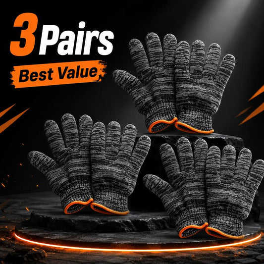 🎉 2026 Hot Sale — Over 60K Sold!🚀 🚨Now Only $12.99!⌛️10-Gauge Knitted Work Gloves - Durable & Protective, Won't Tear or Fray!