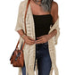 🔥This Week's Special Price:$22.99!!😍Women’s Oversized Knit Cardigan – Lightweight Crochet Tassel Kimono for Spring & Summer 🌸