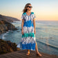 👗🌈 LIMITED TIME 50% OFF! Women’s Tie Dye V Neck Maxi Dress – Breathable Comfort, Relaxed Fit and Effortless Summer Style ✨