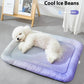 ⏰LAST DAY SALE 50% OFF!!❄Pawchill Pet Cooling Mat for Dogs & Cats 🐾  Naturally Cool Ice-Silk Pad • Breathable, Washable & Soft 🌿  For Floors, Sofas & Car Travel • Multiple Sizes • Gradient Colours ☀️🐶🐱