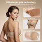 ⛱️Special Price $12.99!!💞Womens Strapless Bras Push Up Bandeau Bra Non Slip Wireless Supportive Padded Bras Seamless Comfortable Tube Jelly Bra