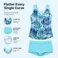 🏖️Summer Hot Sale 50% OFF🏝️✨Sporty Two-Piece Bathing Suit – Criss-Cross Neck, Boy Shorts, Quick-Dry 🏄‍♀️