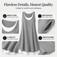 ⏰ Summer Hot Sale 50% OFF 💃 Women's Casual Loose Sleeveless Fake Two-Piece Tank Dress – Layered Look, One-Piece Ease & Effortlessly Cool 🌸✨