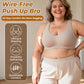 ⏰Last Day Sale 40% OFF 🎁Subtle Striped Seamless Bra W-Support Wireless Comfort Bra