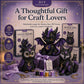 🤩2026 NEW ARRIVE🔥⌛️LAST DAY SALE 50% OFF!!🌙Mystic Patchwork Animal Sewing Kit – DIY Plush Craft Kit with Starry Fabric, Moon Charm✨