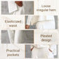 【50% OFF Limited & DAY PERFECT❤】Round-Neck Long-Sleeved Top ＆ Pants 2-Piece Set | Wrinkle-Free & Breathable