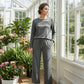 ⌛🎁LAST DAY 50% OFF!👚👖Women's Round-Neck Top & Drawstring Pants Set