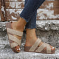 🏖️2026 Summer New Arrive✨🩴 Women's Criss-Cross Woven Strap Wedge Sandals – Comfortable, Stylish & Perfect for Summer Days ☀️