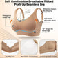 ⏰Last Day Sale 40% OFF 🎁Subtle Striped Seamless Bra W-Support Wireless Comfort Bra