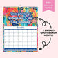 🔥🎉Over 58,000 Sold!🎁🌟2027 Sweary Wall Calendar – Hilarious & Profane Gag Gift for Friends & Stress Relief at Home