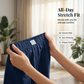 ⏳Last Day 50% OFF!!🌸Women's Casual Elastic Waist Wrap Skort