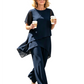 ⏳LAST DAY 50% OFF!!💥ONLY $29.99 FOR FULL TWO-PIECE SET! ✨Charming Irregular Top & Elegant Wide Leg Pants Set, Soft Comfort Outfit Ideal for Summer Daily Wear