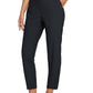 💥💥2026 HOT SALE 50% Off!🎁👖Women's High‑Waisted Elastic Pants with Zipper Pockets – Stretchy Wrinkle‑Resistant Cropped Trousers