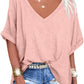 💖The 2026 New Arrival SALE 50% OFF⏰Women's Casual Loose V-Neck Top