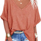 💖The 2026 New Arrival SALE 50% OFF⏰Women's Casual Loose V-Neck Top