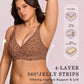 🏆LAST DAY SALE 49% OFF 🔥Super Firming Wirefree Jelly Bra with Leopard Print 👍