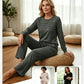 ⌛🎁LAST DAY 50% OFF!👚👖Women's Round-Neck Top & Drawstring Pants Set
