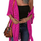 🔥This Week's Special Price:$22.99!!😍Women’s Oversized Knit Cardigan – Lightweight Crochet Tassel Kimono for Spring & Summer 🌸