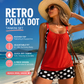 🥳SUMMER HOT SALE🥳💞LAST DAY 50% OFF!!💥👙Women's Polka Dot Two Piece Swimsuit✨