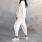 【50% OFF Limited & DAY PERFECT❤】Round-Neck Long-Sleeved Top ＆ Pants 2-Piece Set | Wrinkle-Free & Breathable