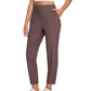 💥💥2026 HOT SALE 50% Off!🎁👖Women's High‑Waisted Elastic Pants with Zipper Pockets – Stretchy Wrinkle‑Resistant Cropped Trousers