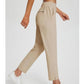 💥💥2026 HOT SALE 50% Off!🎁👖Women's High‑Waisted Elastic Pants with Zipper Pockets – Stretchy Wrinkle‑Resistant Cropped Trousers