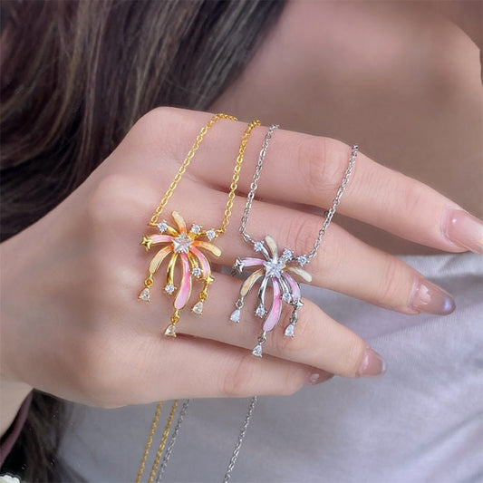 ⏰LIMITED TIME🔥Buy More Save More!🔥✨Romantic Colorful Zircon Firework Necklace✨