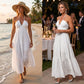 💃 Summer New Arrival✨Halter Neck Backless Tiered Maxi Dress-Tiered, Flowy, Resort Style🌸