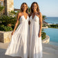💃 Summer New Arrival✨Halter Neck Backless Tiered Maxi Dress-Tiered, Flowy, Resort Style🌸