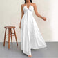 💃 Summer New Arrival✨Halter Neck Backless Tiered Maxi Dress-Tiered, Flowy, Resort Style🌸
