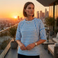 🩵 Summer Aesthetic Fits Up To 50% Off!Viral Trendy Styles🌼Women's Striped Relaxed Fit T-Shirt