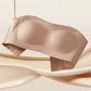 ⛱️Special Price $12.99!!💞Womens Strapless Bras Push Up Bandeau Bra Non Slip Wireless Supportive Padded Bras Seamless Comfortable Tube Jelly Bra