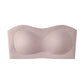 ⛱️Special Price $12.99!!💞Womens Strapless Bras Push Up Bandeau Bra Non Slip Wireless Supportive Padded Bras Seamless Comfortable Tube Jelly Bra