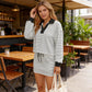 ✨2026 New Collection & 50% OFF💥 Casual Summer Striped Two-Piece Mini Skirt Set – Cropped Top + High-Waisted Skirt, Breathable & Stretchy