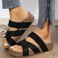 🏖️2026 Summer New Arrive✨🩴 Women's Criss-Cross Woven Strap Wedge Sandals – Comfortable, Stylish & Perfect for Summer Days ☀️