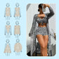 👙50% OFF NOW! 🔥 Women's 3-Piece Geometric Print Swimwear Set – Trendy Design, Comfortable Fit & Perfect for Beach Days 🏖️