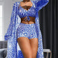 👙50% OFF NOW! 🔥 Women's 3-Piece Geometric Print Swimwear Set – Trendy Design, Comfortable Fit & Perfect for Beach Days 🏖️