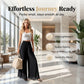 🏖️SUMMER HOT SALE 50% OFF!!👖Women's Flowing Chiffon Wide-Leg Pants & Effortless Elegance, Breathable & Flowy🍃