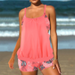 🔥LIMITED TIME 50% OFF!🩱Women's Tankini with Blouson Top & Shorts💥Comfortable, Modern & Ideal for the Beach & Pool☀️