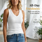 🌺Last Day Special Price:15.99$!!⛱️Women's V-Neck Ribbed Knit Tank Top