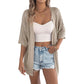 Summer Hot Sale🌴Up To 50% Off Women's Short Sleeve Open-Knit Cardigan