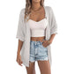 Summer Hot Sale🌴Up To 50% Off Women's Short Sleeve Open-Knit Cardigan