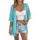 Summer Hot Sale🌴Up To 50% Off Women's Short Sleeve Open-Knit Cardigan