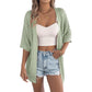 Summer Hot Sale🌴Up To 50% Off Women's Short Sleeve Open-Knit Cardigan