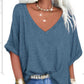 💖The 2026 New Arrival SALE 50% OFF⏰Women's Casual Loose V-Neck Top