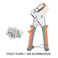 🛠️🔧Fix Tarps & Fabric in Seconds with Heavy-Duty Eyelet Pliers🔥DIY Grommet Tool Kit for Canvas, Tarps & More✨✅