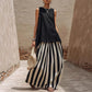 🍀2026 New Arrival & 49% OFF!! ⏰Women's Sleeveless Top & Striped Skirt Set👗