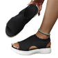 👡 50% OFF NOW! 💐 Women's Breathable Knit Platform Sandals – Air-permeable upper & cushioned sole – Lightweight, comfy – perfect for summer strolls or casual days ✨