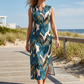 ⏳Limited-time 50% off⏰Women's Sleeveless V-Neck Maxi Dress with Side Slit👗